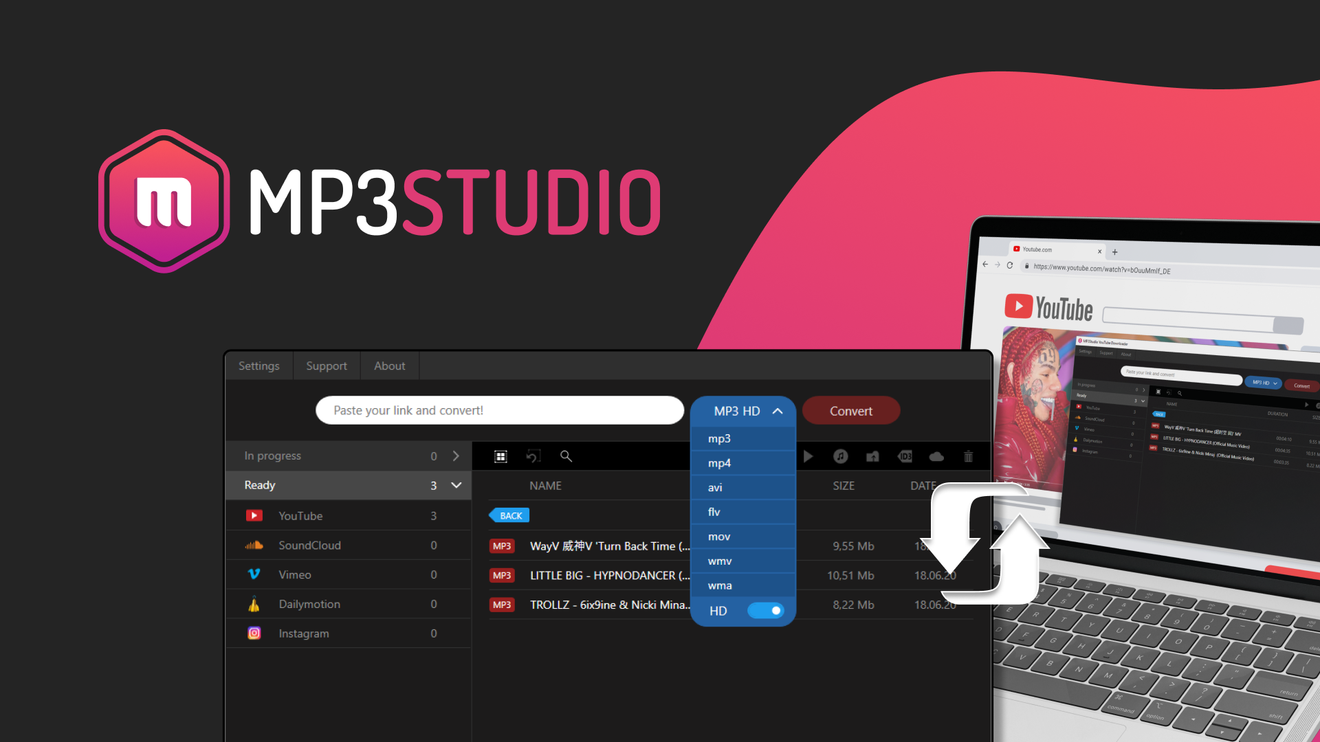 MP3Studio YouTube Downloader 2.0.25.3 instal the new version for windows