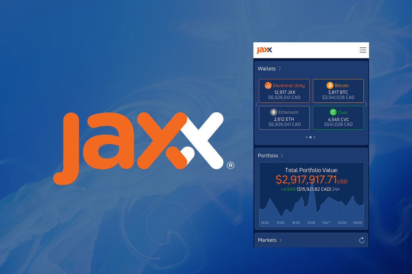 how to send cryptos to jaxx wallet