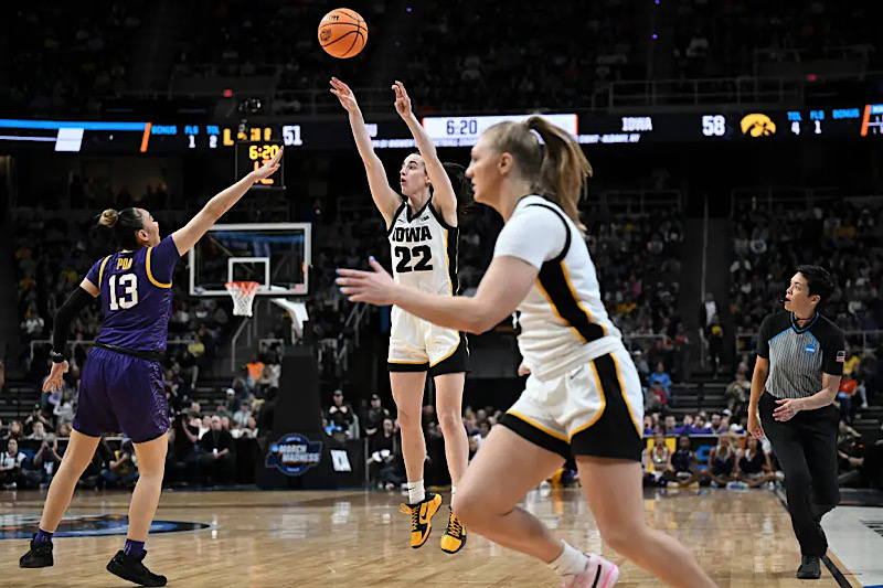 Monday Ratings: Iowa-LSU NCAA Elite Eight Game on ESPN Sets New Viewer ...